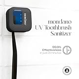 Mondano UV-C Toothbrush Sanitizer and Holder, Toothbrush Case - Manual/Electric Toothbrush Cover for Any Toothbrush Head - Rechargeable Toothbrush Travel Case, Tooth Brush Cover Cap for Home