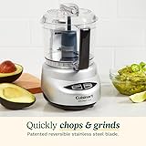 Cuisinart Food Processor, Mini-Prep 3 Cup, 24 oz, Brushed Chrome and Nickel, DLC-2ABC