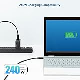 Cable Matters 2-Pack 20Gbps USB C to USB C Monitor Cable 6 ft / 1.8m, Supports Up to [8K@30Hz / 4K@120Hz Video, 240W Charging, 20Gbps Data Transfer], USB C Video Cable/USB C Display Cable with USB 3.2