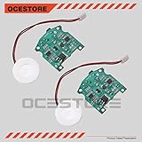 OCESTORE 2 Pack DC 3.7V-12V D20mm 113KHz Ultrasonic Mist Maker Atomization Maker Module DIY Humidifier with PCB module