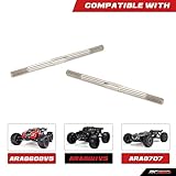 RCAWD Turnbuckle M5X89mm for ARRMA 6S 1/8 Kraton Notorious Outcast Talion 6S & 1/7 Fireteam 6S Upgrades,Stainless Steel Tie Rod Parts #AR330221#ARAC9393#ARA330662