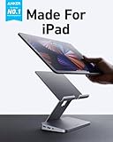 Anker , 551 USB-C Hub (8-in-1), with Foldable Tablet Stand, Dock, 4K HDMI, 2 USB-A Data Ports, for iPad Pro 5th Gen / iPad Air 5th Gen/iPad Mini 6th and Later (Silver)