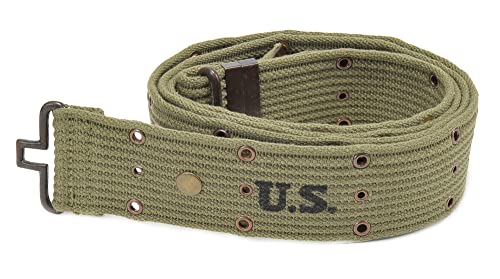 World War Supply XXL WW2 U.S. M1936 Pistol Belt Dark OD marked JT&L 1944 XXL will fit 40" to 74" waist