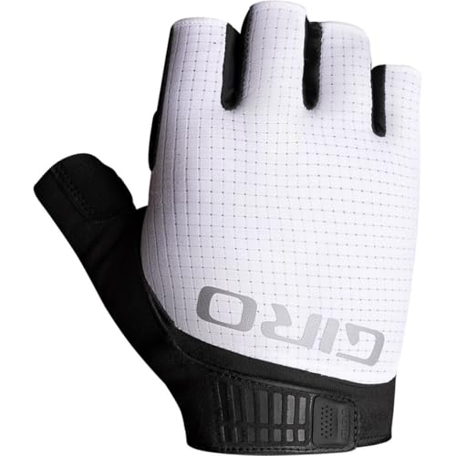 Giro Bravo II Gel Men Road Cycling Gloves - II White, Medium