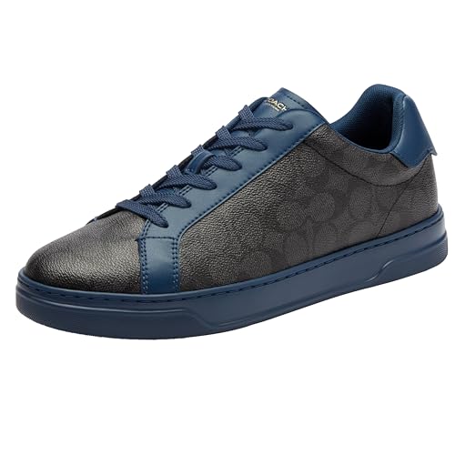 Coach Men's HIGH LINE Sneaker, Deep Blue/Charcoal, 11