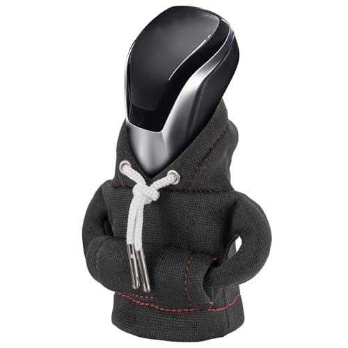 Gear Shift Hoodie, Gear Shift Cover, Universal Car Shift Knob Hoodie, Mini Hoodie for Car Shifter, Automotive Interior Cute Gadgets, Car Accessories and Decorations