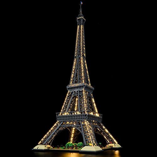 BRIKSMAX Led Lighting Kit for LEGO-10307 Eiffel Tower - Compatible with Lego Architecture Building Blocks Model- Not Include Lego Set