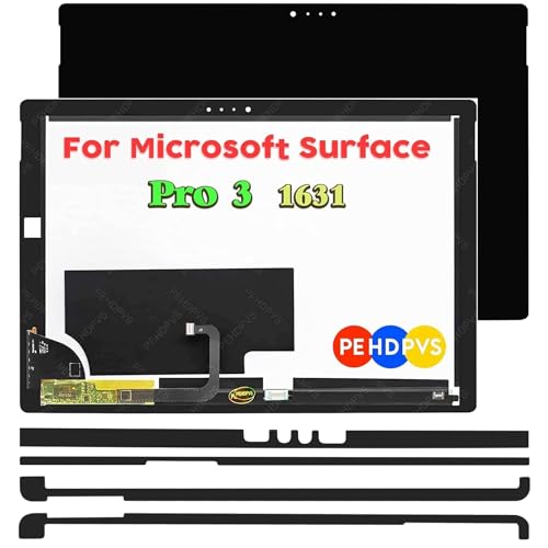 for Microsoft Surface Pro 3 1631 (2014) Screen Replacement for Surface Pro 3 LCD Display LTL120QL01-003 Digitizer TOM12H20 2160x1440 12.0 inch LED Display Touch Screen Digitizer Assembly