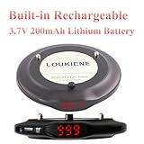 LOUKIENE Restaurant Pager System, 20 Wireless Coaster Beeper Guest Customer Queue Pagers for Food Truck Church Nursery Clinic Coffee Shop Restaurants Bar with Vibration Flash Buzzer