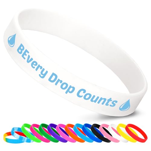 Custom Silicone Bracelets 100PCS Personalized Rubber Wristbands 0.5"*7.9" Custom Wristbands with Text ICON Bulk Custom Silicone Bracelets for Motivation Events Gift Promotions Party Awareness