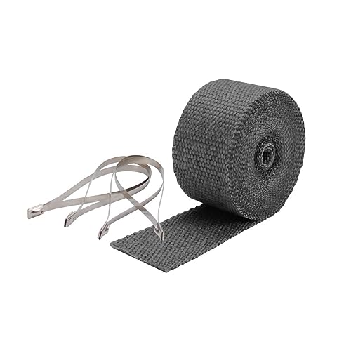 Design Engineering 010119 2" x 25' Pipe Wrap Kit with 4 Locking Ties - Black