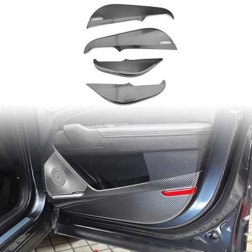 YOUTOOCAR 4PCS Car Door Anti Kick Pad Covers Compatible with Kia Sportage 2023-2026 Accessories (Carbon Fiber Pattern)