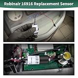 Replacement Oxygen Sensor - 16916 Oxygen Sensor for Robinair R-1234yf Machines and 16990/16995 Refrigerant Identifiers - Replacement Filter for AC1234-4 /AC1234-4SL /AC1234-4-230 /AC1234-6 /AC1234-9