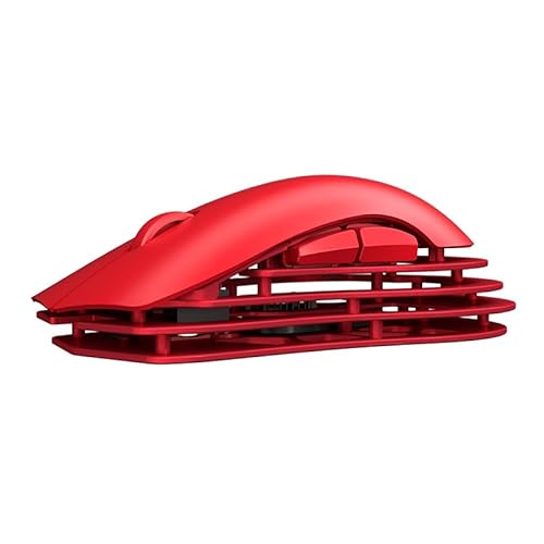 AJAZZ M259 Magnesium Aluminum Alloy Mouse, BT/2.4G/USB-C Lightweight Mice (Red)
