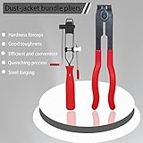 CV Joint Boot Clamp Pliers ATV CV Axle Boot Clamp Pliers Tool kit With CV Boot Band Pliers 20pcs Crimp Bands Ear for Most Car