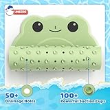 UNEEDE Kids Bathtub Mat Non Slip Shower Mat for Toddlers, Washable Anti Slip Tub Surface, Soft Rubber Mat for Bathtub Shower, Waterproof Bathtub Essentials for Children