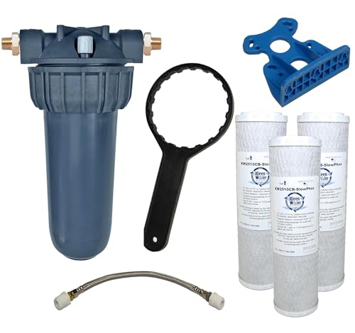 KleenWater Under Sink Water Hot Water Filtration System to Filter Chlorine, Chemicals, Hardness Scale and Sediment