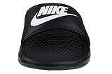 Nike Men's Benassi Just Do It Athletic Sandal, Black/White Noir/Blanc, 11.0 Regular US