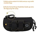 Peminkoo Tactical MOLLE Glasses Case Shockproof Protective Box Portable Eyeglasses Cases Eyewear With Belt Clip