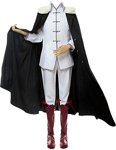 Grand Duke Bungo Stray Dogs Cosplay Fyodor Dostoevsky Cosplay Costume Halloween Costume Full Set (Costume+shoes Cover,Male XL)