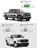 JOYTUTUS Vent Visor Compatible with 2015-2024 Ford F150, 2017-2024 F-150 Raptor Crew Cab, Outside Mount Car Window Rain Guards Deflectors, Vent Shades Accessories