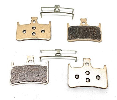 2 Pairs Bike Brake Pads sintered for Hope E4, RX4, DBP/59, Mono, Tech 3, Tech Evo, HBSP323S,HBSP323R.. The Bicycle Replacement Part for OEM Brakes for high Braking Power.