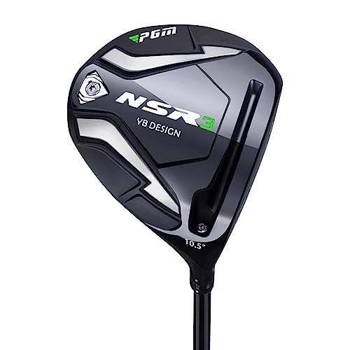 PGM Men's Professional Golf Driver #1 - Low Center of Gravity, Long Distance, Adjustable Loft, Titanium Head
