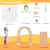 tusoo Clear TPU DIY Tote Bag Handbag Making Kit Handmade Gift Bags for Women, Handbag Tool Set Birthday Holiday Bag Making Kit (C)