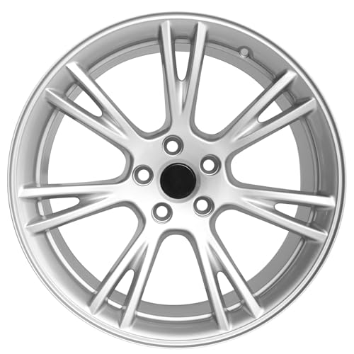 LUNEGUE New 19x9.5"" 19 Inch Premium Aluminum Alloy Wheel Rim Fits for 2017 2018 2019 2020 2021 Tesla Model 3 2020 2021 2022 2023 Tesla Model Y, ALY96958U20N, Silver, OEM Wheels