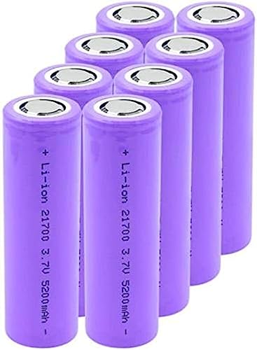 SCUHCVHH 3 7v Li-Ion 5200mah Rechar Li-Ion Cell for B，8pcs