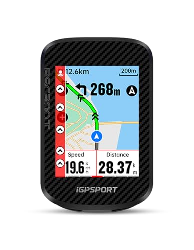 iGPSPORT BSC300T Wireless Bike Computer GPS, Touchscreen Offline MAP Navigation Off Course Warning Compatible with Insta 360, for Ebike Road Bike MTB (Touch Screen&Button)