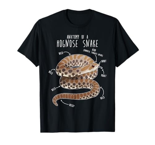 Anatomy of a Hognose Snake, Funny Pet Reptile Animal Lover T-Shirt