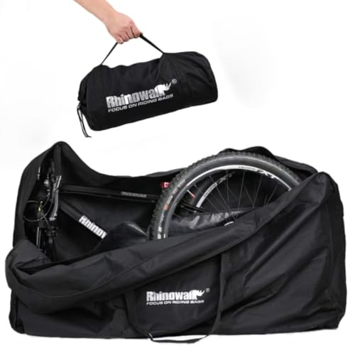 LIDARPHE Folding Bike Bag 26 to 29 inch Bicycle Storage Carry Case, Thick Mountain Bike Transport Box for Air Travel, Shipping, Professional Cycling Cover Accessories