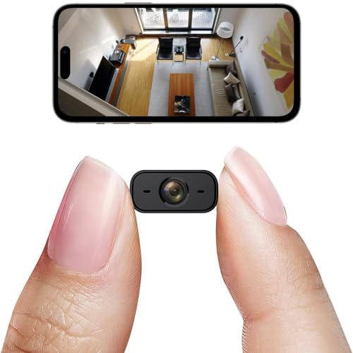 Spy Indoor Wireless Camera Mini Hidden WiFi Cameras Home Security Room Body Cam Nanny Smart Home Outdoor Cams Pet Dog Baby Camara 1080P House Portable Tiny Small Room Night Vision Door Cam