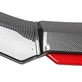 HDJGASJBKG Car Front Spoiler for Ford Flex 2008 2009 2010 2011 2012 2013 2014 2015 2016 2017 2018 2019, Bumper Lip Separator Protector Modified Accessory,Red