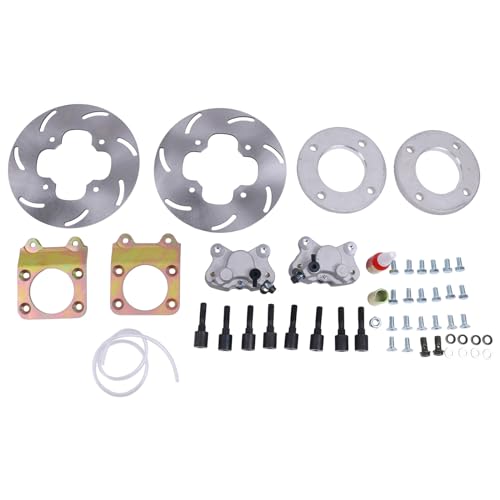 HOLDWELL Front Disc Brake Conversion Kit Compatible with Honda Foreman 400/450 4x4 Rancher 350 4x4 Rubicon 500 4x4 Rincon 650 4x4 All Years Fourtrax 300 4x4 1992-1999