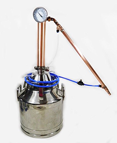 5 Gallon Still with 2" Copper Whiskey Column, Moonshine Still, w/Ccooling Kit