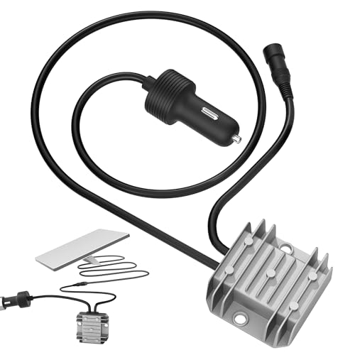 Starlink Mini Cable Car Adapter with Step Up Converter, 12V Power Cable with Cigarette Lighter Plug, 10-28V to 30V 3.5A Conversion Kit for Truck RV No Worry About Voltage Drop or Rise