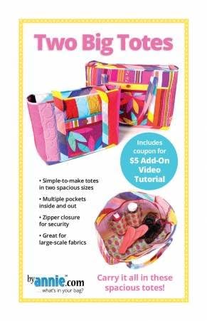 by Annie - Two Big Totes PBA310 Pattern