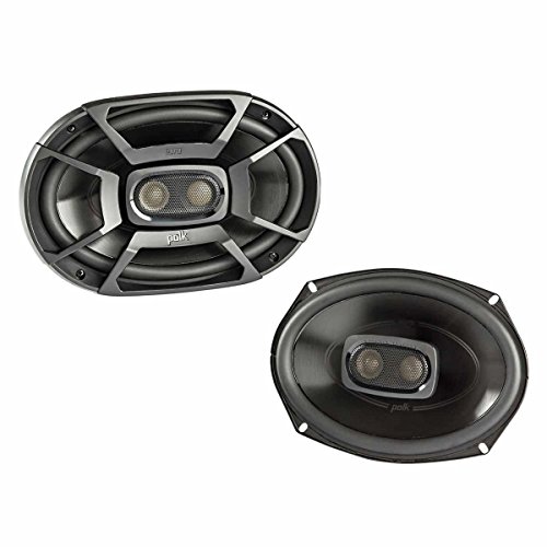Polk Audio DB692 DB+ Series 6" x 9" Coaxial Speaker for Car & Marine, 3-Way Boat & Car Audio Speaker, 30-22kHz Frequency Response, Polypropylene Woofer Cone & 1/2" Silk Dome Tweeter, Easy Installation