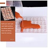 EXCEART 1 Set of Miniature Brick Silicone Mold 1: 12 Scale Brick Making Tool Kit Bricks Crafts Kit for Dollhouse Mini Garden Sand Table Landscape Building Accessories