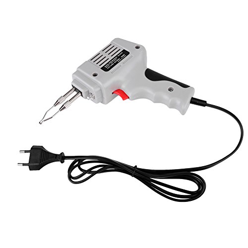 EVTSCAN EU 220V 100W Electrical Soldering Iron Gun Hand Welding Tool With Solder Wire and Lights