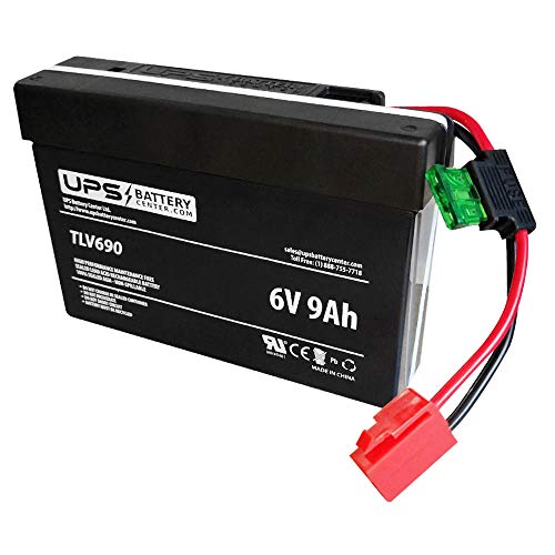 UPSBatteryCenter® Replacement Battery for Rollplay 6-Volt Porsche Macan Turbo SUV + RC - Model # W416AC-RC