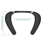 Monster Boomerang Neckband Bluetooth Speaker, Neck Wireless Wearable Speaker with 12H Playtime, True 3D Stereo Sound, Portable Soundwear, IPX7 Waterproof, for Home Sport Outdoor