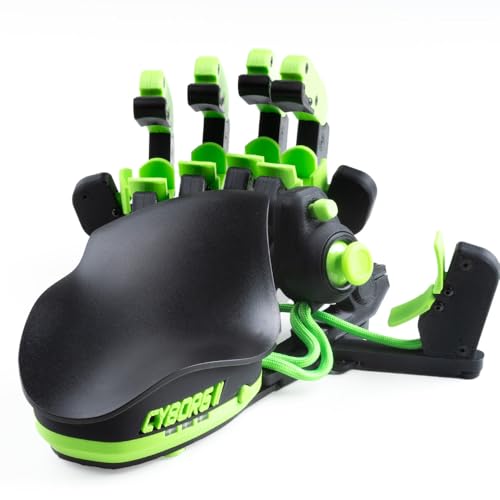 AZERON Gaming Keypad, Programmable One Handed Gaming Keyboard, with Hall Effect Analog Thumbstick and 30 Programmable Keys, 3D Printed Customized Keypad, for Righties (Green, Cyborg ll)