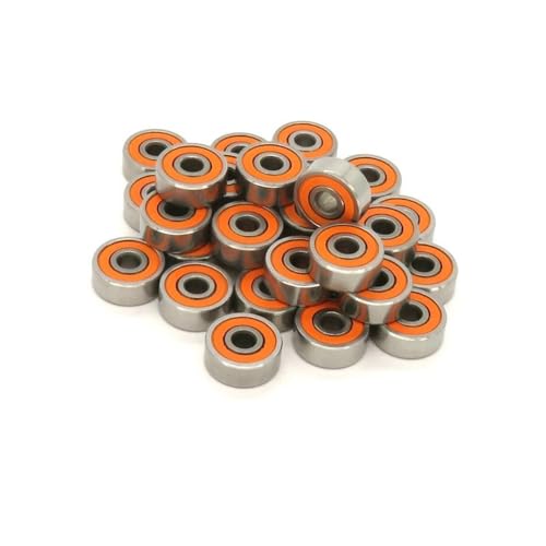 EYPVCLST 10pcs S623 2RS 3x10x4 mm ABEC7 Hybrid Ceramic Bearing S623C SMR103 RS 2RS 3 * 10 * 4 mm Fishing Reels Side Cover Bearing(S623C-2OS 3x10x4mm)