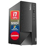 Lenovo ThinkCentre Business Desktop| Intel Core i7 Processor | 32GB RAM | 1TB SSD | Support Upto 3 Monitors | HDMI & USB-C | Ethernet | Wi-Fi | Bluetooth | Keyboard & Mouse| Windows 11 Pro