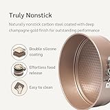 HAPPIELS Non Toxic Nonstick 9 inch Springform Pan | 9'' Cheesecake Mold | Leakproof Spring-form Round Cake Pans | Nontoxic Non Stick Spring Form Pan for Baking | Spring-Form Pans Leak Proof