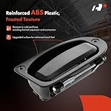 A-Premium Outside Exterior Door Handles Compatible with Ford Ranger 1998-2011 & Mazda B2300, B2500, B3000, B4000, Extended Cab Pickup, Textured Black, 2-PC Set, Rear Driver and Passenger Side