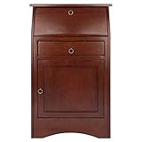 Winsome Wood Regalia Home Office, Walnut, Secretary Desk